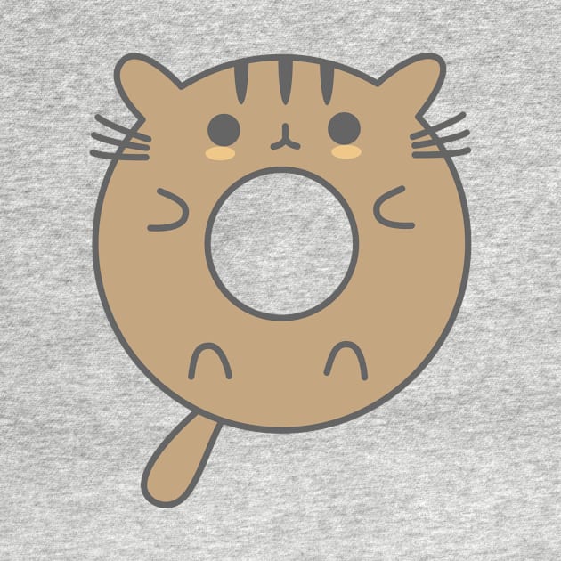 Cute Donut Cat T-Shirt by happinessinatee